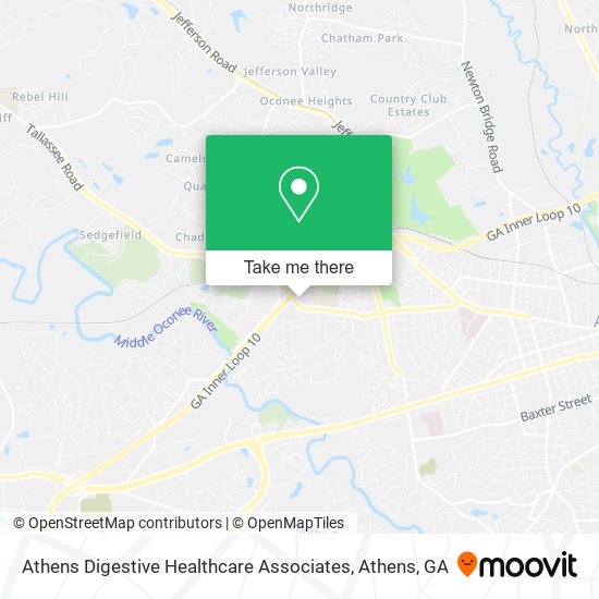 Athens Digestive Healthcare Associates map