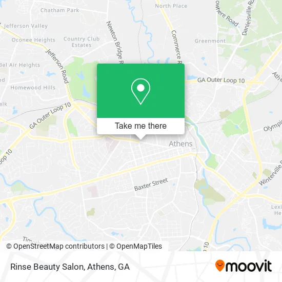 Rinse Beauty Salon map