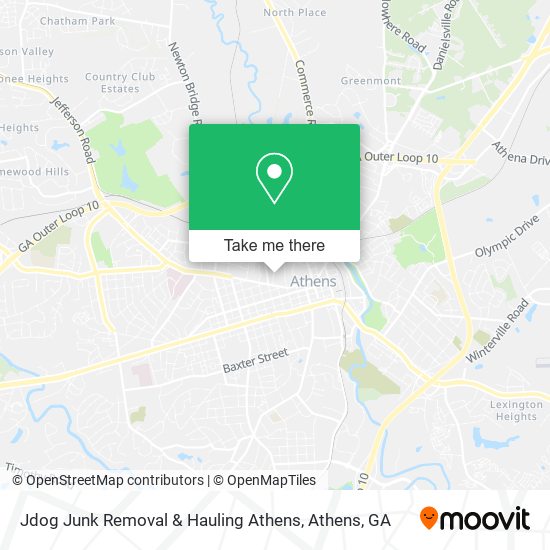 Jdog Junk Removal & Hauling Athens map