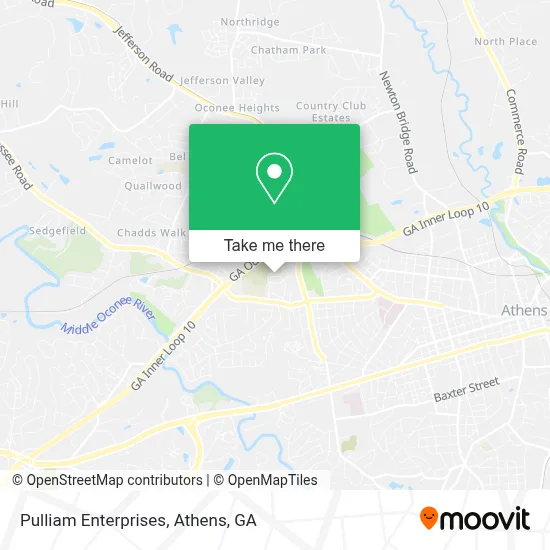 Pulliam Enterprises map
