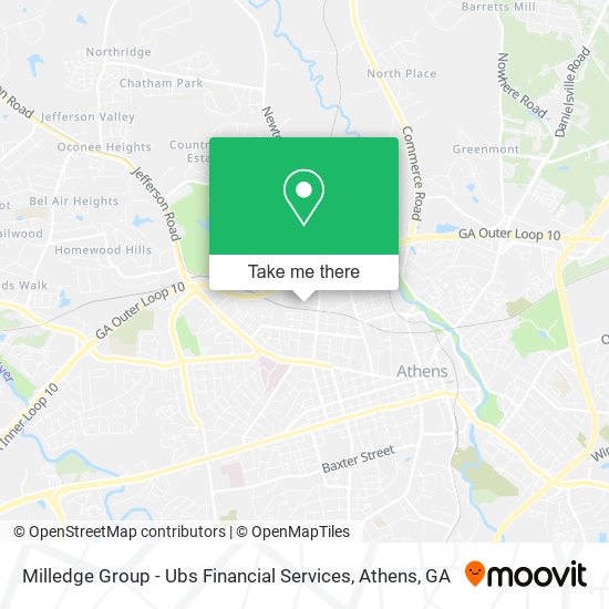 Milledge Group - Ubs Financial Services map