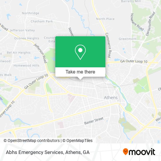 Mapa de Abhs Emergency Services