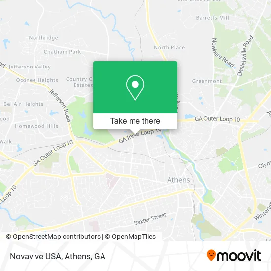 Novavive USA map