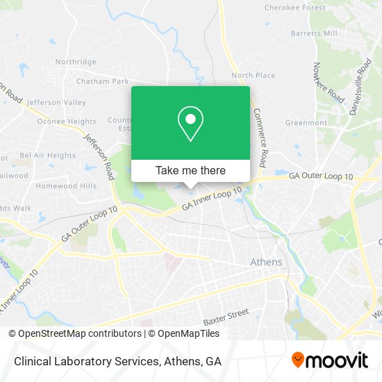 Clinical Laboratory Services map