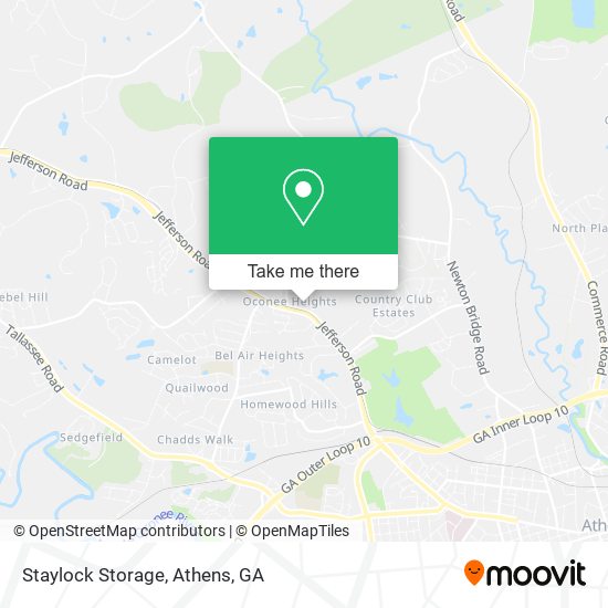 Staylock Storage map