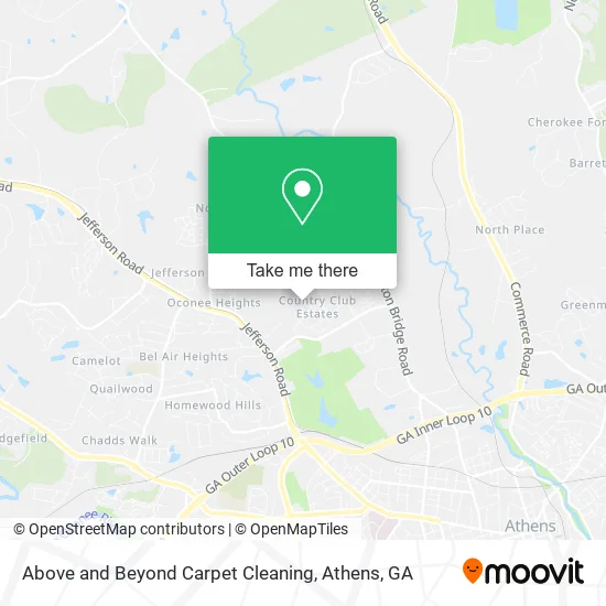 Above and Beyond Carpet Cleaning map