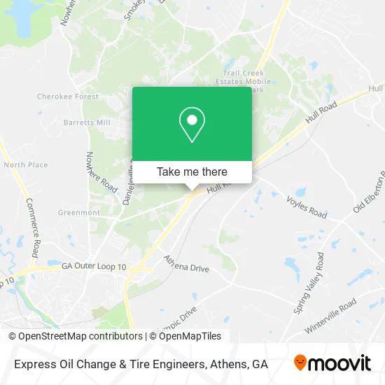 Express Oil Change & Tire Engineers map