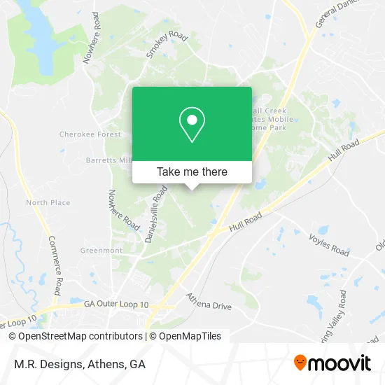 M.R. Designs map