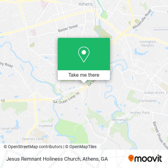 Mapa de Jesus Remnant Holiness Church