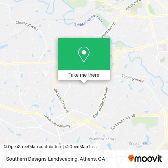 Southern Designs Landscaping map