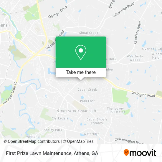 First Prize Lawn Maintenance map