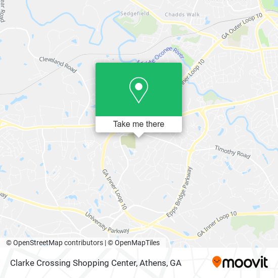 Mapa de Clarke Crossing Shopping Center