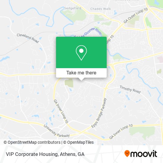 Mapa de VIP Corporate Housing