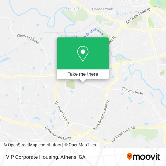 VIP Corporate Housing map