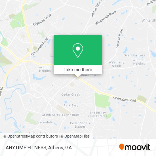 Mapa de ANYTIME FITNESS