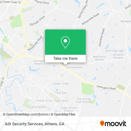 Adt Security Services map