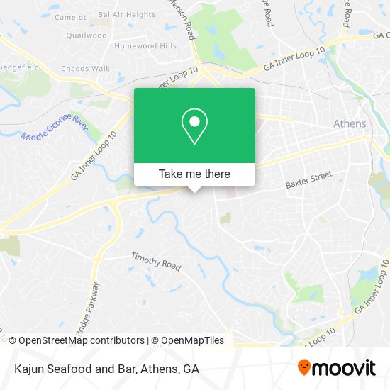 Mapa de Kajun Seafood and Bar