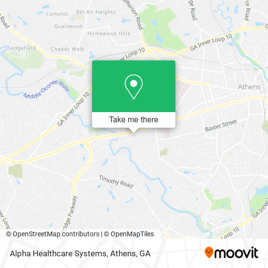 Alpha Healthcare Systems map