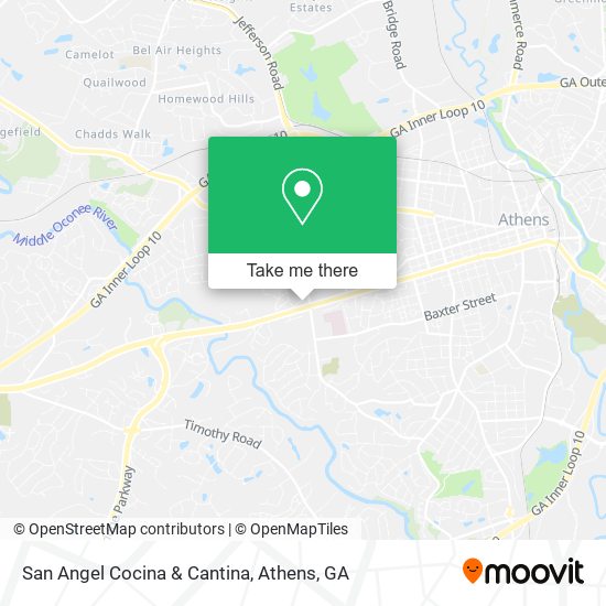 Mapa de San Angel Cocina & Cantina