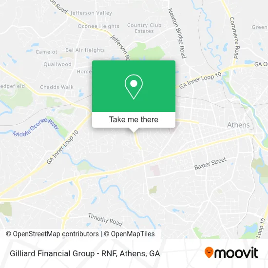 Gilliard Financial Group - RNF map