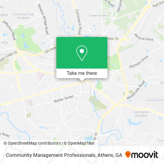 Community Management Professionals map