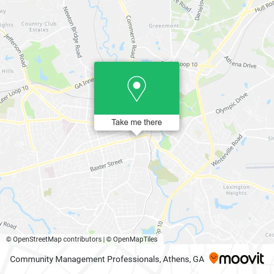 Community Management Professionals map