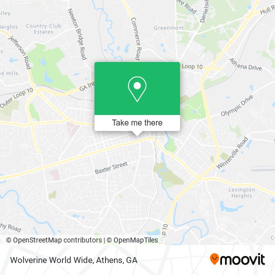 Mapa de Wolverine World Wide