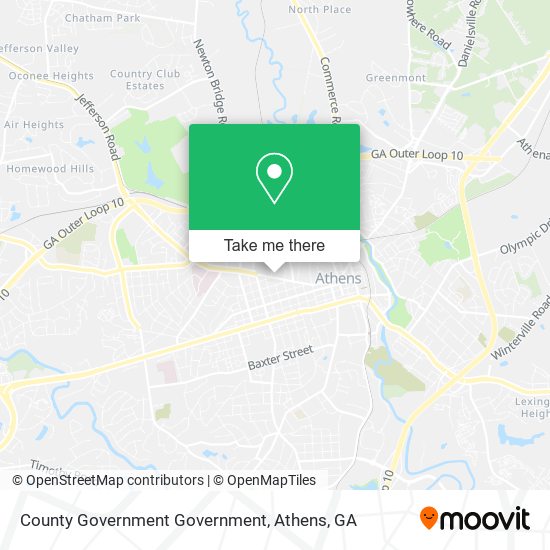Mapa de County Government Government