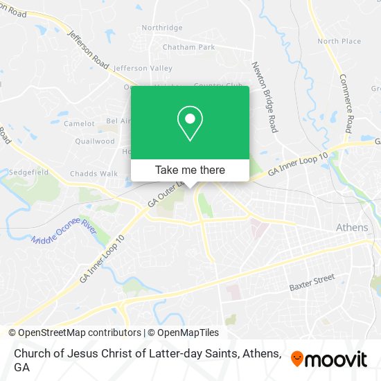Mapa de Church of Jesus Christ of Latter-day Saints