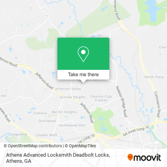Athens Advanced Locksmith Deadbolt Locks map
