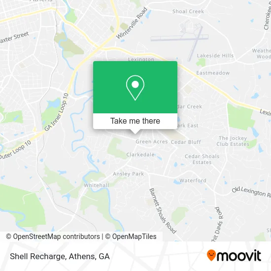 Shell Recharge map
