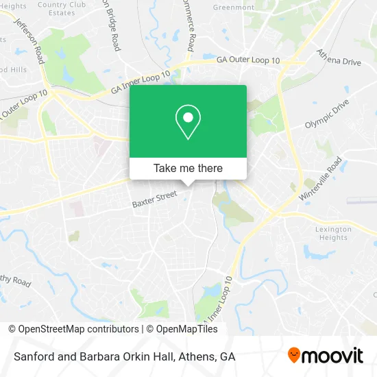 Mapa de Sanford and Barbara Orkin Hall