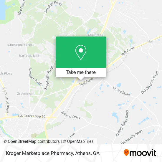 Kroger Marketplace Pharmacy map