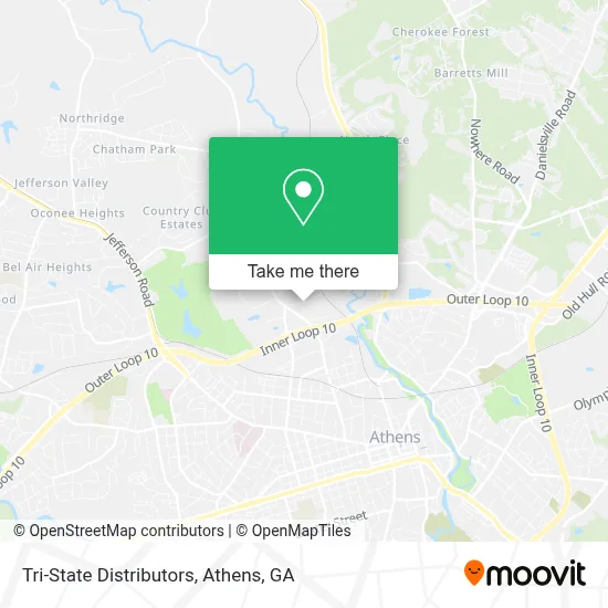 Tri-State Distributors map