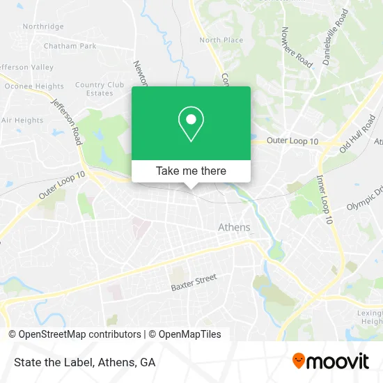 State the Label map