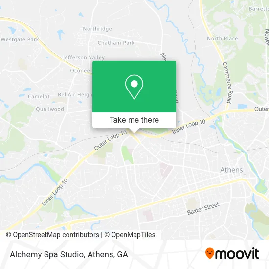 Alchemy Spa Studio map