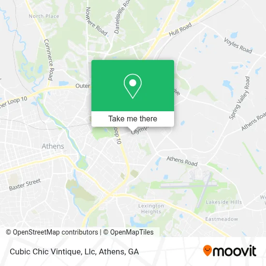 Cubic Chic Vintique, Llc map