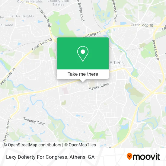Lexy Doherty For Congress map