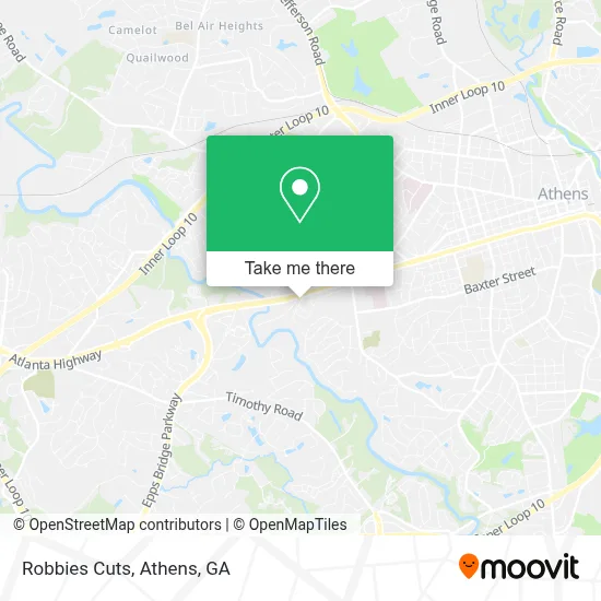 Robbies Cuts map