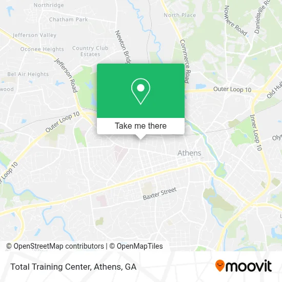 Total Training Center map
