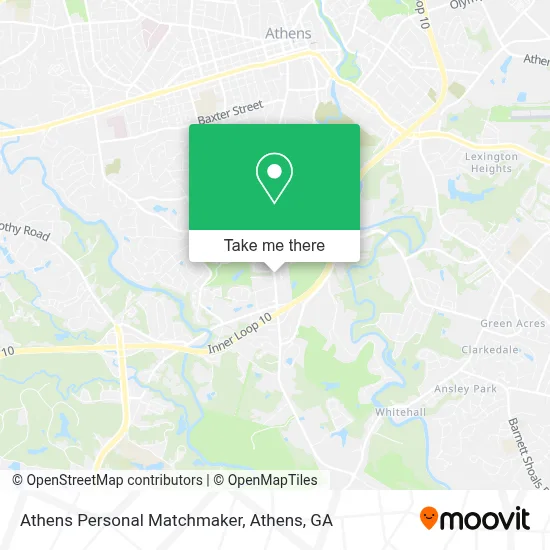 Athens Personal Matchmaker map