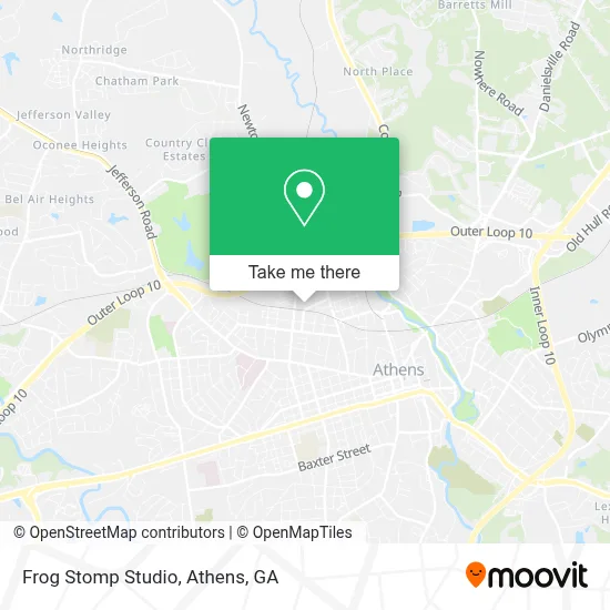 Frog Stomp Studio map