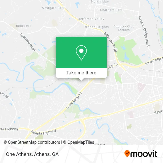 One Athens map