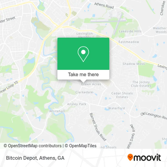 Bitcoin Depot map