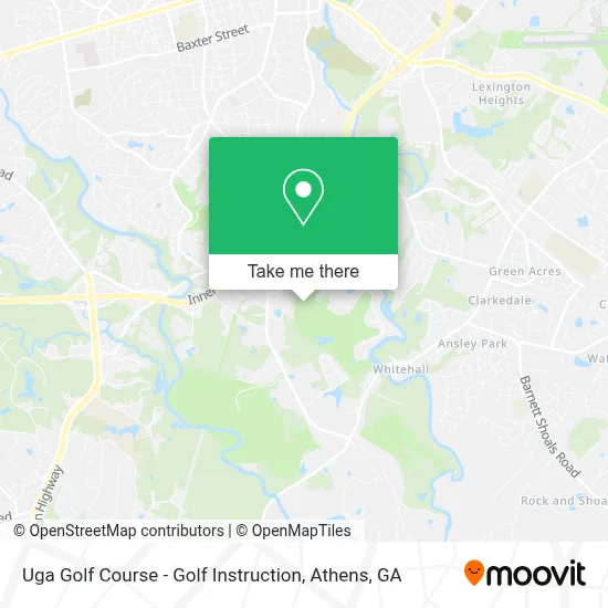 Uga Golf Course - Golf Instruction map