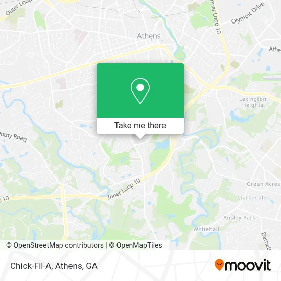 Chick-Fil-A map
