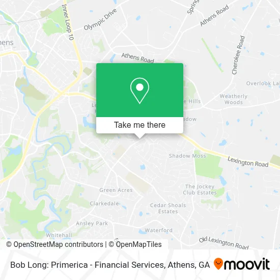 Bob Long: Primerica - Financial Services map