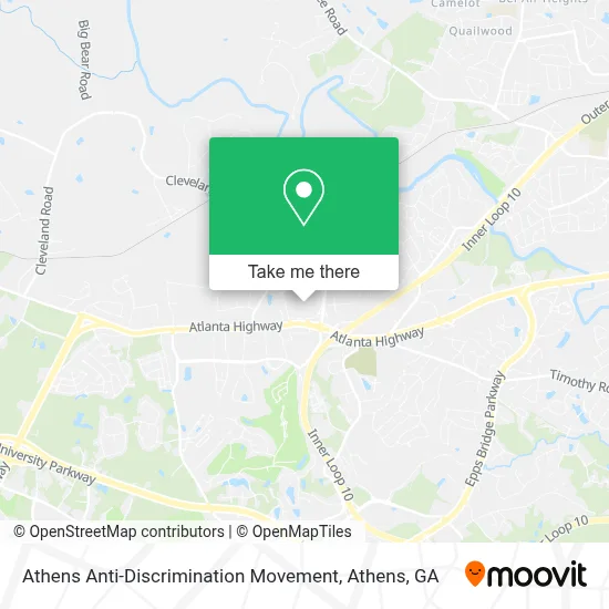 Athens Anti-Discrimination Movement map