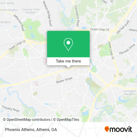 Phoenix Athens map