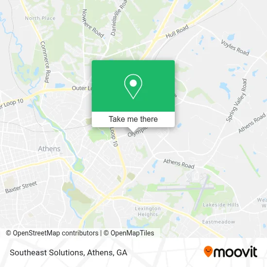 Southeast Solutions map